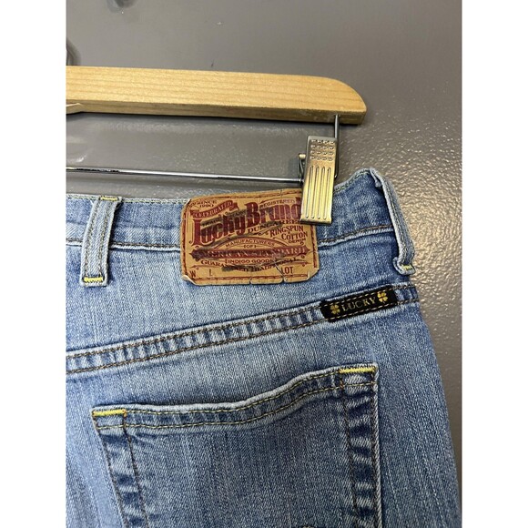 Lucky Brand Jeans Womens 6/28 Blue Light Wash Bootcut Mid Rise Zip Fly Denim - Picture 4 of 9